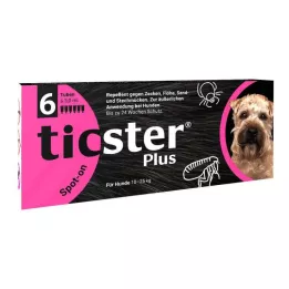 TICSTER Plus Spot-on Lait pour application cutanée pour chien 10-25kg, 6X3 ml