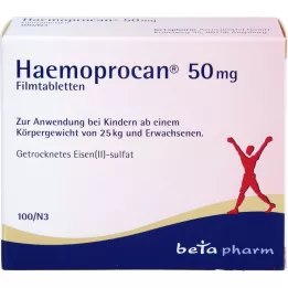 HAEMOPROCAN 50 mg Comprimés pelliculés, 100 pc