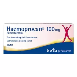 HAEMOPROCAN 100 mg Comprimés pelliculés, 50 pc