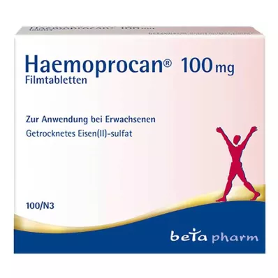 HAEMOPROCAN 100 mg Comprimés pelliculés, 100 pcs