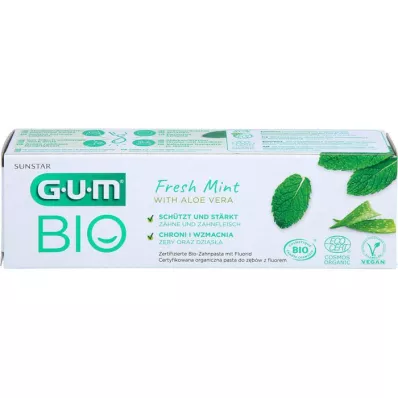 GUM Dentifrice bio fresh mint, 75 ml