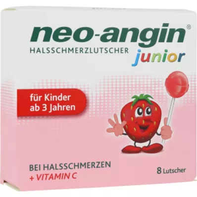 NEO-ANGIN Sucette pour le mal de gorge junior, 8 pcs