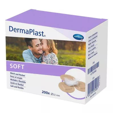 Dermaplast Soft Spots pansements ronds 22 mm, 200 pièces Dermaplast Soft Spots pansements ronds 22 mm, 200 pièces