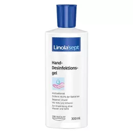 LINOLA Gel désinfectant pour les mains sept, 300 ml