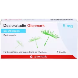 DESLORATADIN Comprimés de Glenmark 5 mg, 7 pièces