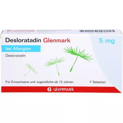 DESLORATADIN Comprimés de Glenmark 5 mg, 7 pièces