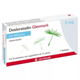 DESLORATADIN Comprimés de Glenmark 5 mg, 7 pièces