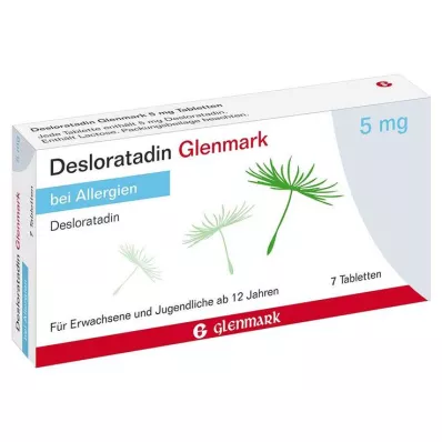 Desloratadine Glenmark 5 mg comprimés, 7 pc
