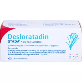 DESLORATADIN STADA 5 mg Comprimés pelliculés, 20 pièces