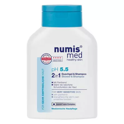 NUMIS gel douche med pH 5,5 2in1 &amp; shampooing, 200 ml
