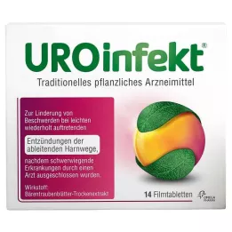 UROINFEKT 864 mg Comprimés pelliculés, 14 pièces