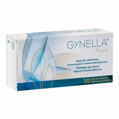 GYNELLA Suppositoires vaginaux Flora, 10 pces