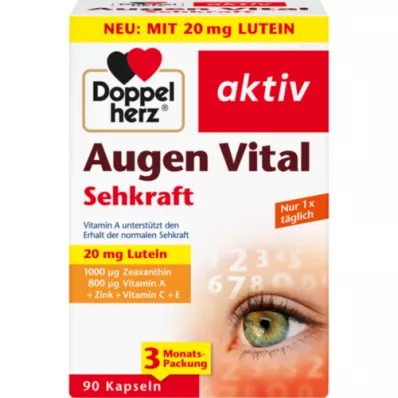 DOPPELHERZ Augen Vital Sehkraft aktiv Kapseleln, 90 St