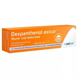 DEXPANTHENOL axicur Crème pour les plaies et les cicatrisations 50 mg/g, 20 g