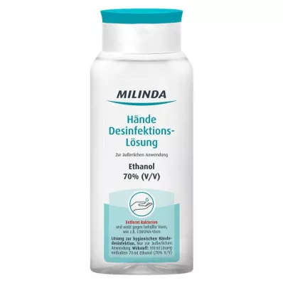 MILINDA Solution désinfectante pour les mains, 300 ml