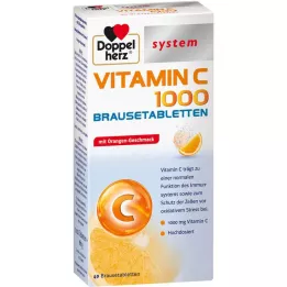DOPPELHERZ Vitamine C 1000 system comprimés effervescents, 40 pc