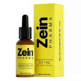VITAMIN D3+K2 MK-7 gouttes pour voie orale, hautement dosées, 25 ml
