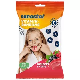 SANOSTOL Bonbons vitaminés framboise-cassis, 75 g
