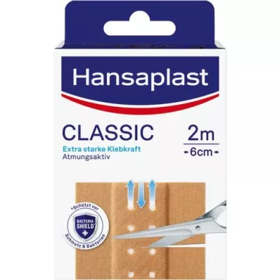 HANSAPLAST Pansement Classic 6 cmx2 m, 1 pc