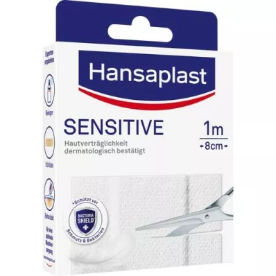 HANSAPLAST Pansement Sensitive hypoallergénique 8 cmx1 m, 1 pc