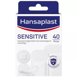 HANSAPLAST Sensitive Patch.hypoallergénique, 40 pièces