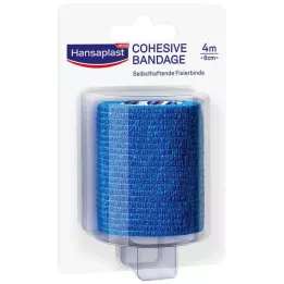 HANSAPLAST Bande de fixation auto-adhésive.6 cmx4 m bleu, 1 pc