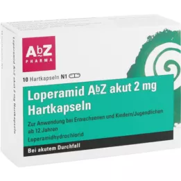 LOPERAMID AbZ akut 2 mg capsules dures, 10 pc
