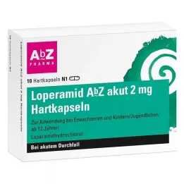 LOPERAMID AbZ akut 2 mg capsules dures, 10 pc