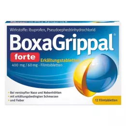 BOXAGRIPPAL forte Bâton contre le rhume. 400 mg/60 mg FTA, 12 pces