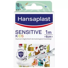HANSAPLAST Pansement Sensitive Enfant 6 cmx1 m, 1 pc