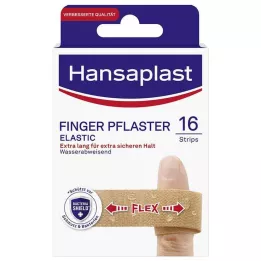 HANSAPLAST Elastic Finger Strips, 16 pièces