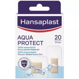 HANSAPLAST Pansement adhésif Aqua Protect, 20 pièces