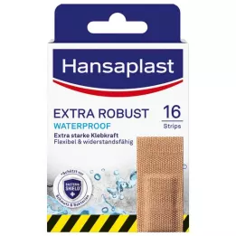 HANSAPLAST Pansements adhésifs extra-résistants étanches, 16 pces