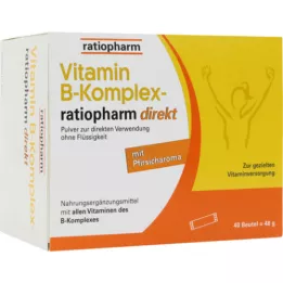 VITAMIN B-KOMPLEX-ratiopharm direct poudre, 40 pc