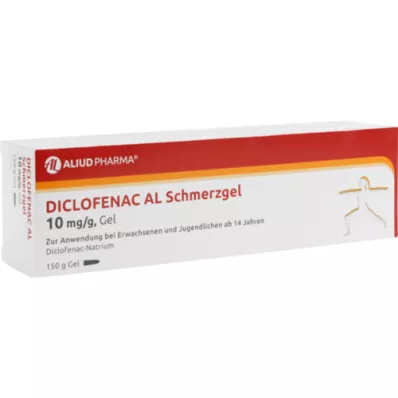 DICLOFENAC AL Gel analgésique 10 mg/g, 150 g