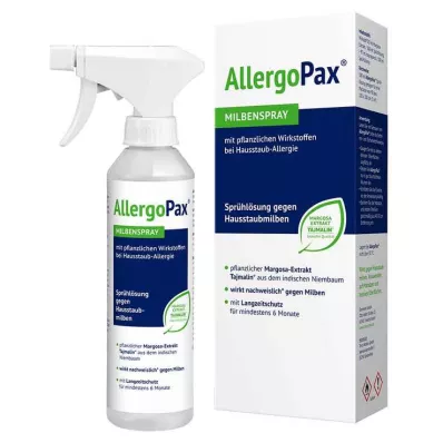 ALLERGOPAX Spray anti-acariens en solution à vaporiser, 100 ml
