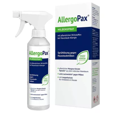 ALLERGOPAX Spray anti-acariens en solution à vaporiser, 500 ml ALLERGOPAX Spray anti-acariens en solution à vaporiser, 500 ml
