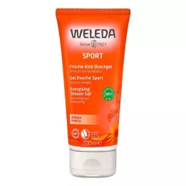WELEDA Gel douche Sport fraîcheur et coup de fouet à larnica, 200 ml