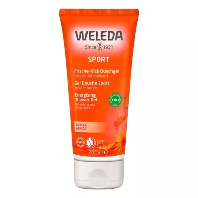 WELEDA Gel douche Sport fraîcheur et coup de fouet à larnica, 200 ml