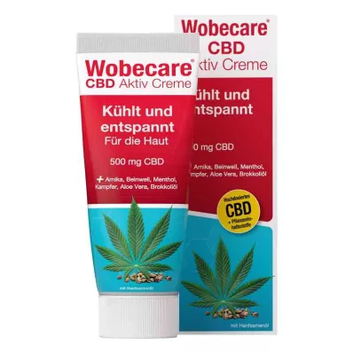 WOBECARE CBD Crème active, 100 ml WOBECARE CBD Crème active, 100 ml
