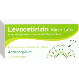LEVOCETIRIZIN Micro Labs 5 mg Comprimés pelliculés, 100 pc