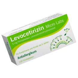 LEVOCETIRIZIN Micro Labs 5 mg Comprimés pelliculés, 100 pc
