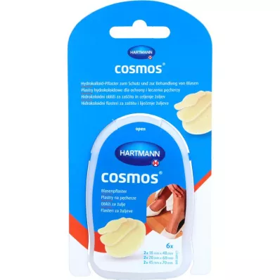 COSMOS Pansement ampoule Mix 3 tailles, 6 pces