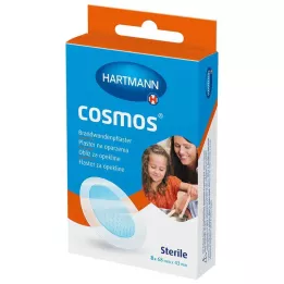 COSMOS Pansement pour brûlures 43x68 mm, 8 pces
