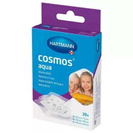 COSMOS aqua pansements adhésifs 3 tailles, 20 pces