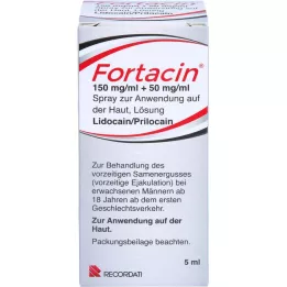 FORTACIN 150 mg/ml + 50 mg/ml Spray pour application cutanée, 5 ml