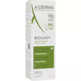 A-DERMA Crème de biologie légère dermatologique, 40 ml