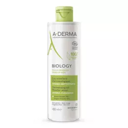 A-DERMA Biology Eau micellaire pour le visage, 400 ml