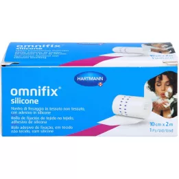 OMNIFIX Non-tissé de fixation silicone 10 cmx2 m, 1 pc
