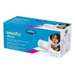 OMNIFIX Non-tissé de fixation silicone 10 cmx2 m, 1 pc